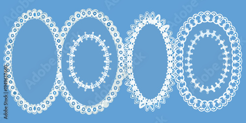 Several silver necklaces with intricate floral and linked chain designs