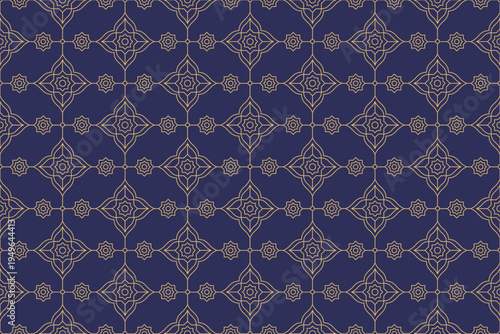 Luxury Gold Geometric Seamless Pattern