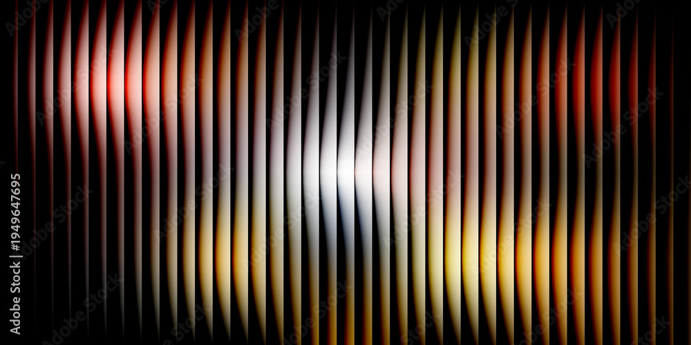 Fototapeta premium Abstract Vertical Stripes with Blurry Warm Tones and White Center background