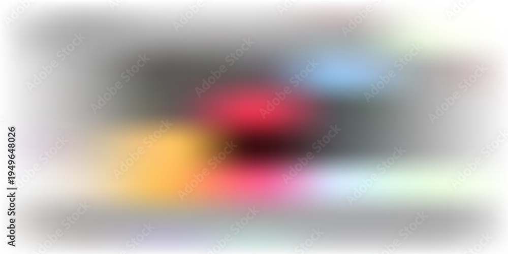 Naklejka premium Vibrant Abstract Background With Blended Colors Of Yellow Red Pink Blue And Green With Soft Edges image