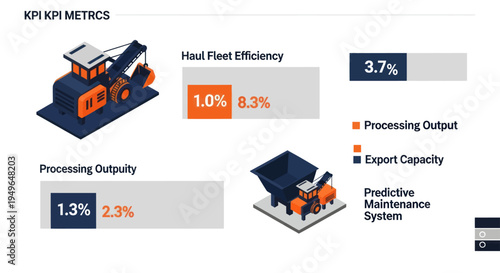 KPI KPI Metrics for Industrial Operations and Efficiency.
