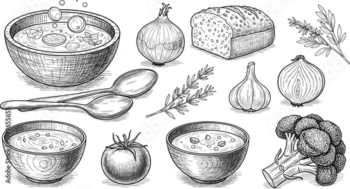 Artisanal bakery scene featuring male and female bakers preparing fresh bread dough and flour sacks in traditional kitchen