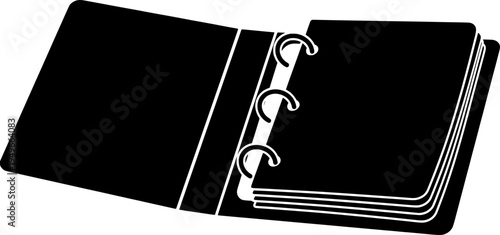 Open Binder icon Graphic vector set for ui design
