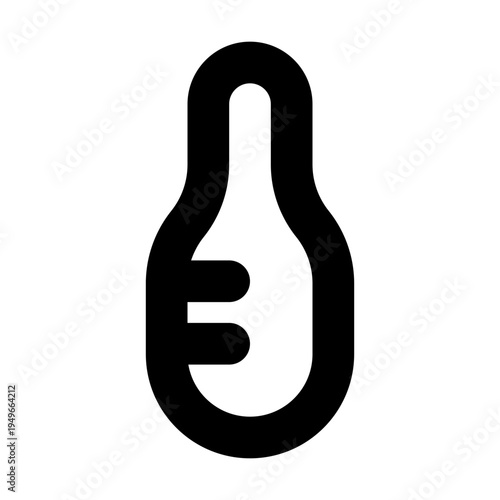 vector illustration of a bottle opener