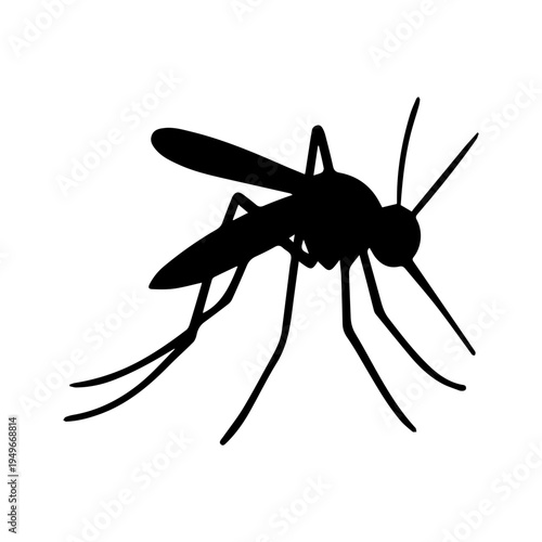Mosquito Silhouette Icon