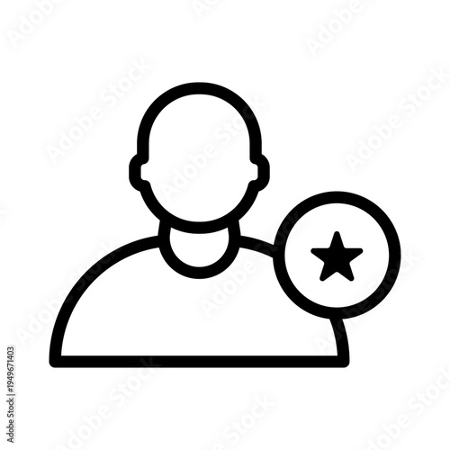User profile silhouette with a star badge representing supplier reputation and feedback