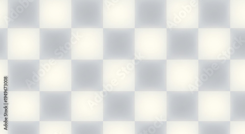 Softly blurred checkerboard pattern with alternating light grey and off-white squares creating a gentle, abstract background texture.