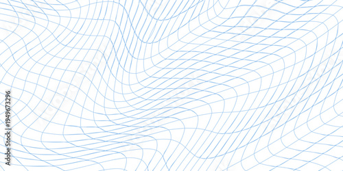 Groovy Checker Line Seamless Pattern. Paper Notebook Texture. Doodle Y2k Style Background. eps10