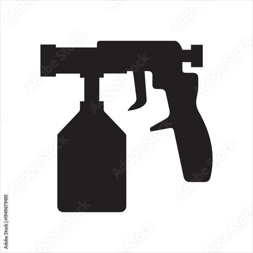  Spray paint gun icon design vector illustration.