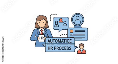 Hr manager automating recruitment and human resource processes