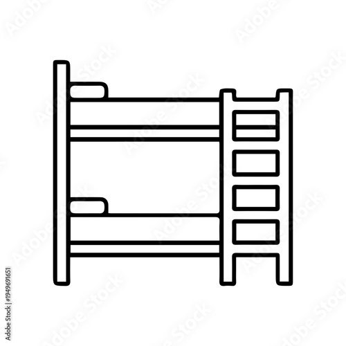 Bunk Bed Icon