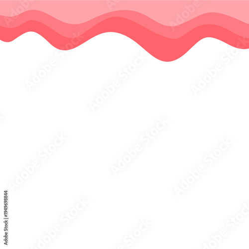 Sweet Melting Pink Border Frame