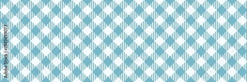Seamless blue gingham pattern background. Classic checkered geometric design for textile, wallpaper, wrapping paper, and picnic-themed banners. Simple rustic diamond plaid texture