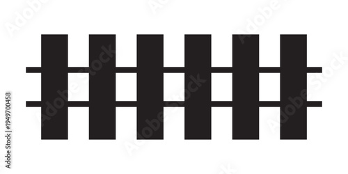 fence, picket wood outline, silhouette fence panel, wooden fence clip art