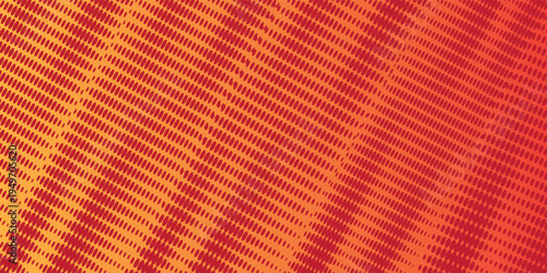 Orange and red halftone gradient pattern texture with digital technology background. Vector EPS new