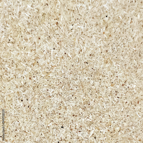 Oriented particle board. Lumber pattern. OSB wood texture. Sheet of plywood with fragments of compressed sawdust. Vector brown background