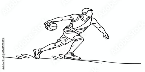 Running man vector illustration of athlete running on road silhouette