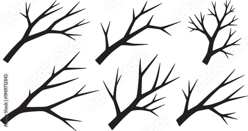 Jagged Branch Segments for Detailed Tree Design
