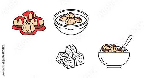 Tub Tim Grob Line art vector minimal colorful abstract illustration