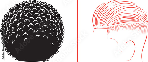 A dynamic vector set of male soccer players in action, featuring black line art of athletes dribbling and red minimalist line illustrations of players kicking and moving with a ball.