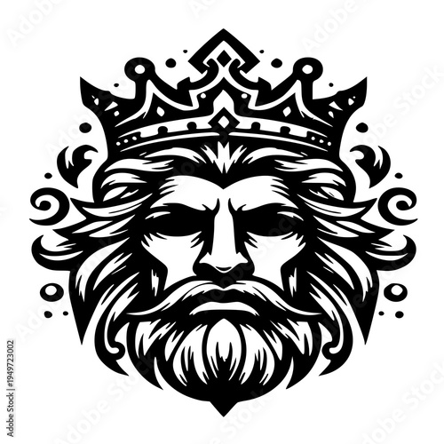 king of the king , Vector illustration of a king kaisar , silhouette of a king kaisar 