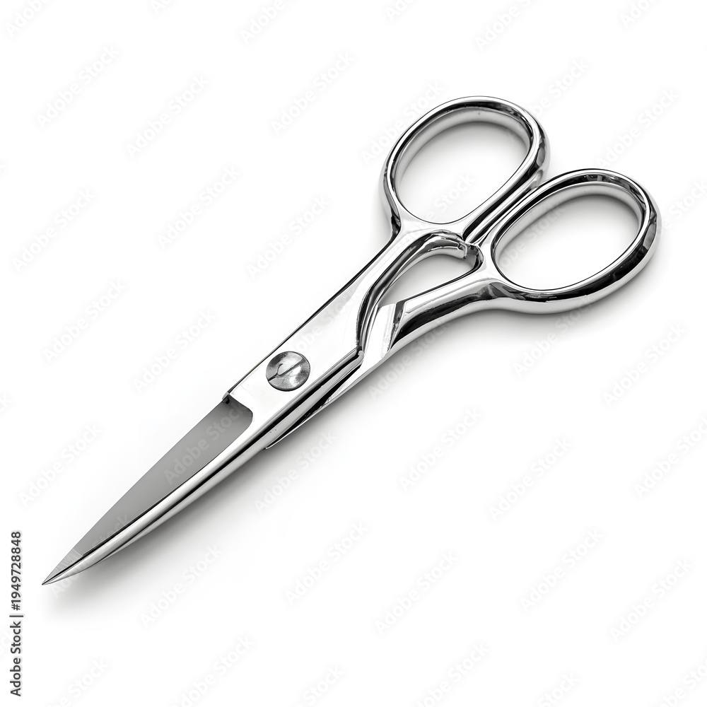 Obraz premium Scissors cutting tool with handles.