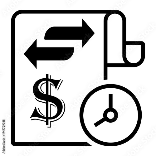 transaction Line Icon