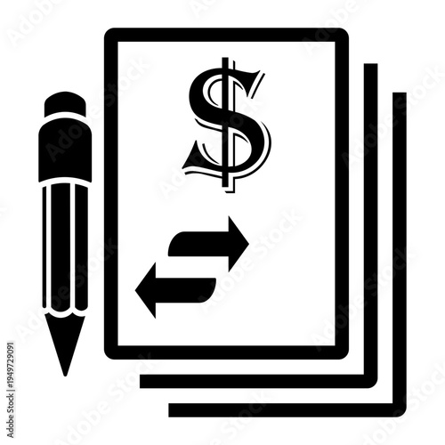 transaction Line Icon