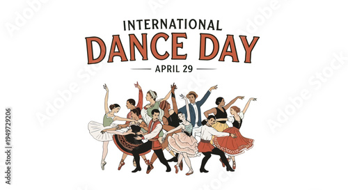 Dancers Celebrating International Dance Day Together.
