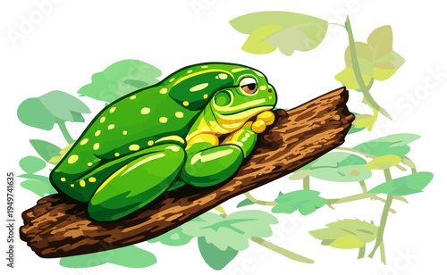 Magnificent tree frog