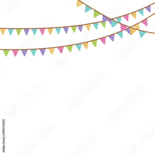 Bunting Festival Illustration
