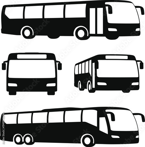 WebBeaver silhouette animal vector set with standing and sitting poses, black wildlife rodent icons isolated on white background for nature illustration, mascot, logo design