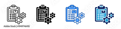 product control icon set multiple style collection