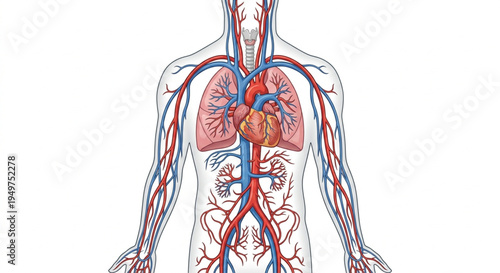 Human internal organs anatomy system vector illustration set