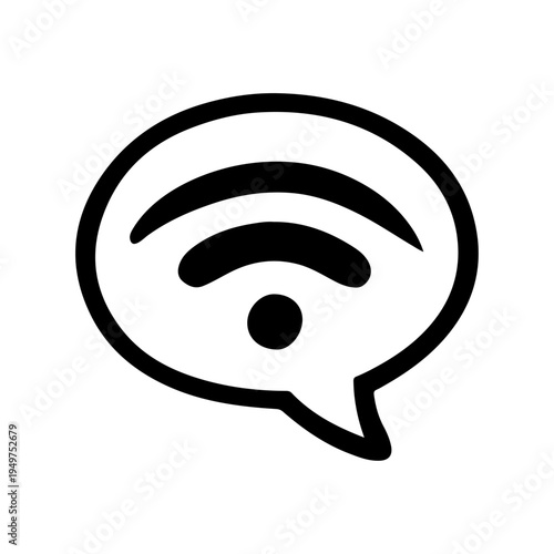 This 3d vector illustration features a white rss feed icon symbol representing internet news communication and wireless network connection technology for website design
