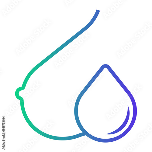 pregnancy Line Gradient Icon