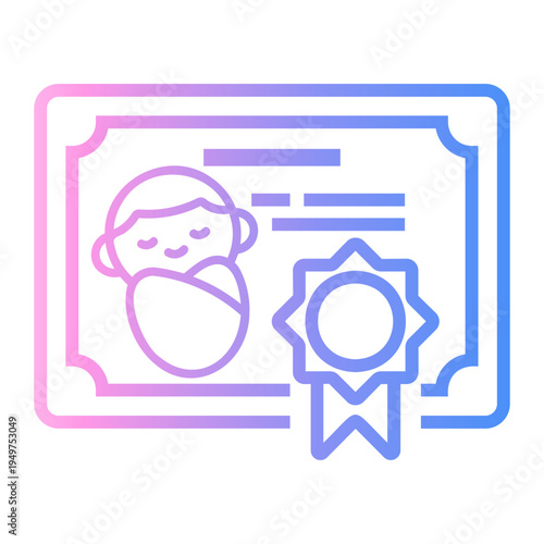 pregnancy Line Gradient Icon