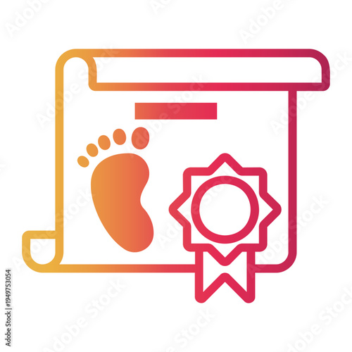 pregnancy Line Gradient Icon