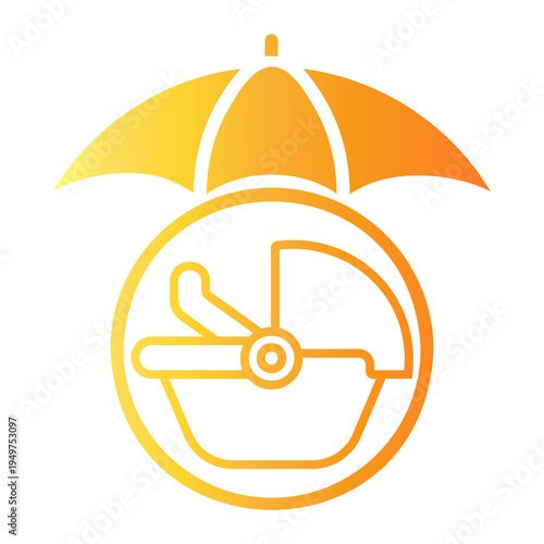 pregnancy Line Gradient Icon