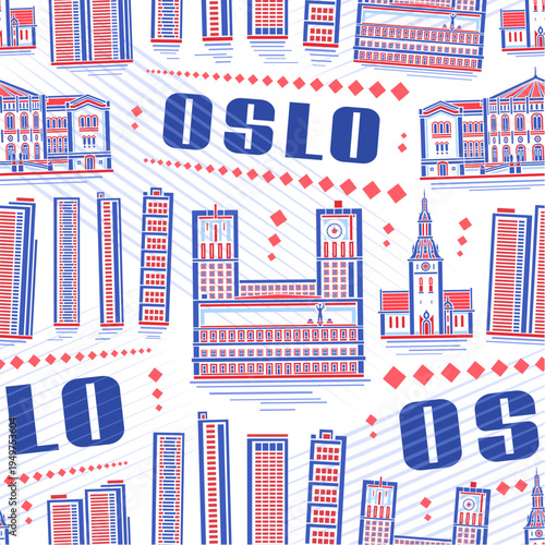 Vector Oslo Seamless Pattern