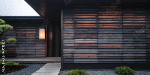 Traditional Shou Sugi Ban Burnt Wood Texture