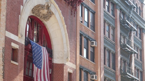 Canvastavla New York City classic Manhattan historic building architecture 1899, United States of America