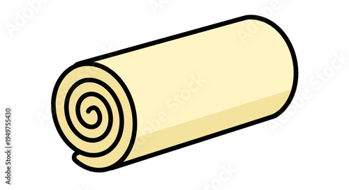 Rolled up paper or parchment tube.