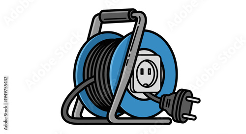 Electric Extension Cord Reel.