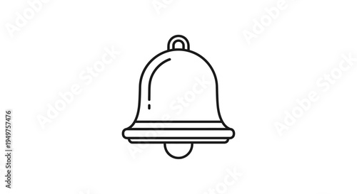 Bell Icon Illustration.