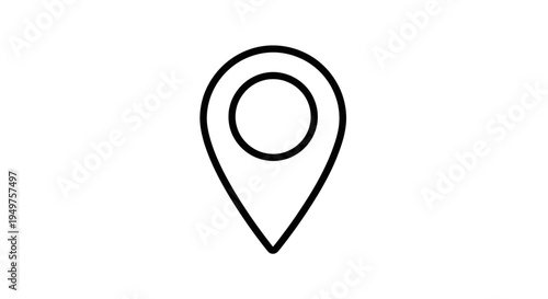 Black Location Pin Icon. Free Download Black Location Pin Icon. - GFXLoad
