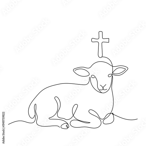 Agnus Dei Lamb of God Icon