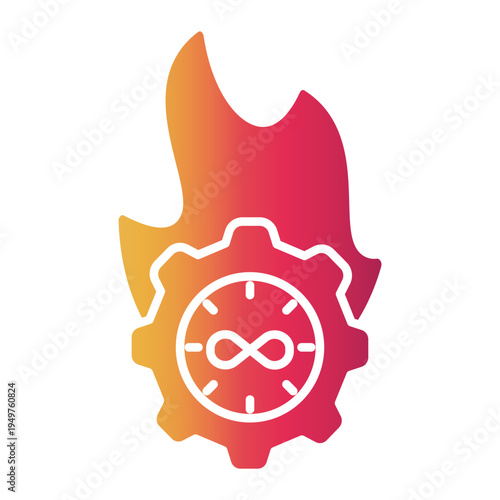 time management Gradient icon