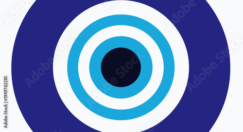 Blue Evil Eye Symbol, Nazar Boncuğu, Protection Charm