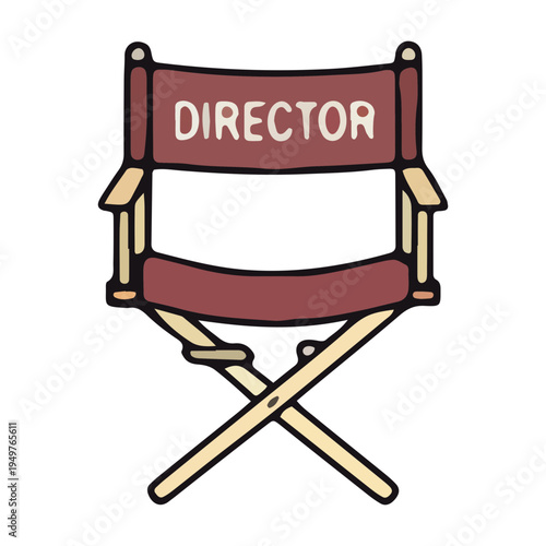 Director Chair Illustration